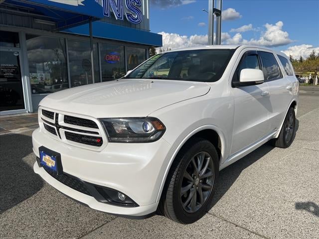 2017 Dodge Durango GT in White — front three-quarter view