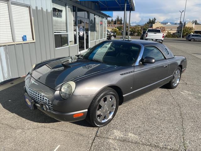 2003 Ford Thunderbird Deluxe in Grey — front three-quarter view