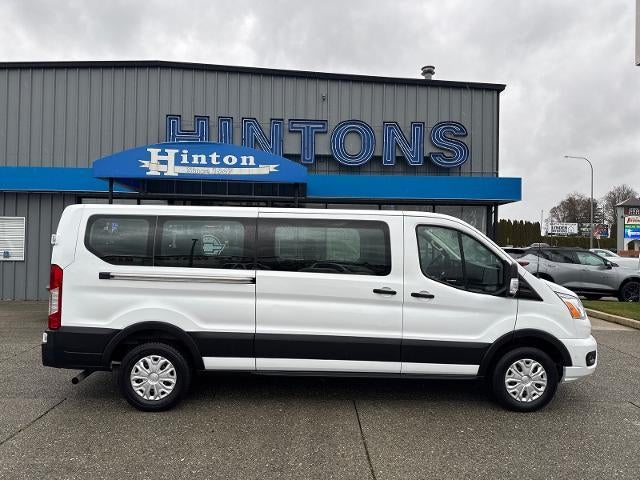 2021 Ford Transit Passenger Wagon XL in White — front three-quarter view