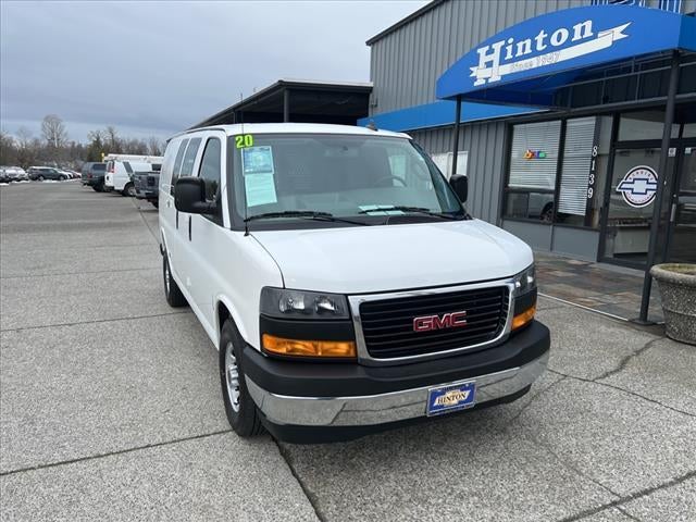 2020 GMC Savana Cargo 2500 Base in Summit White — front three-quarter view