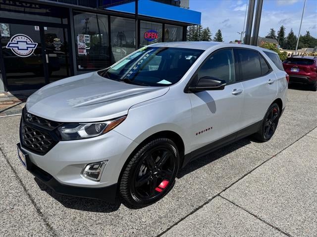 2019 Chevrolet Equinox LT in Silver Ice Metallic — front three-quarter view